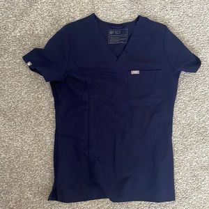 FIGS Women's Navy Catarina™ - One-Pocket Scrub Top - XS / Navy